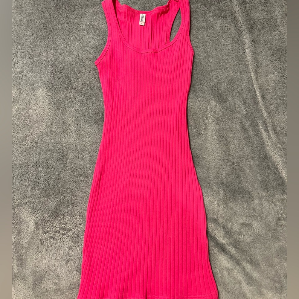 Hot pink dress